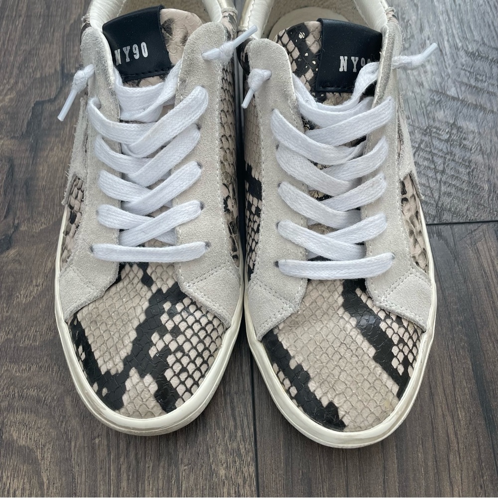 Steve Madden Women's Philosophy Shoes Snakeskin Print Size 8 - Picture 5 of 6